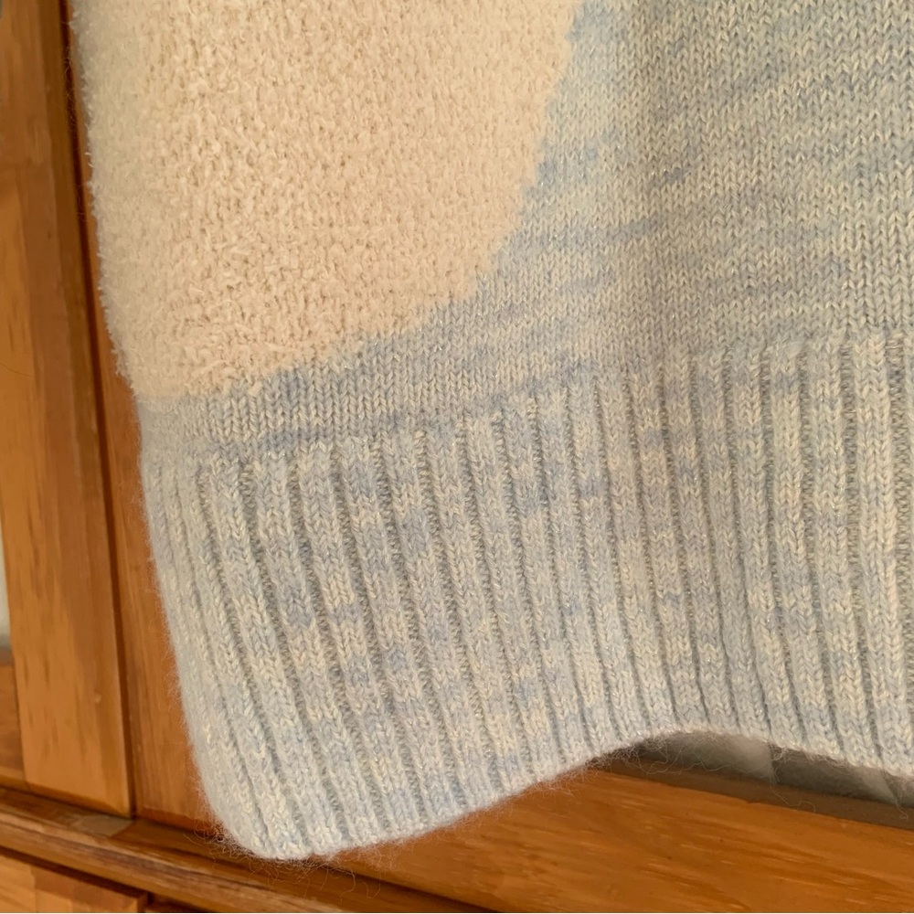 Lauren Conrad Sweater New With Tags / Light Blue with Polar Bear Soft / Medium. - Picture 14 of 17